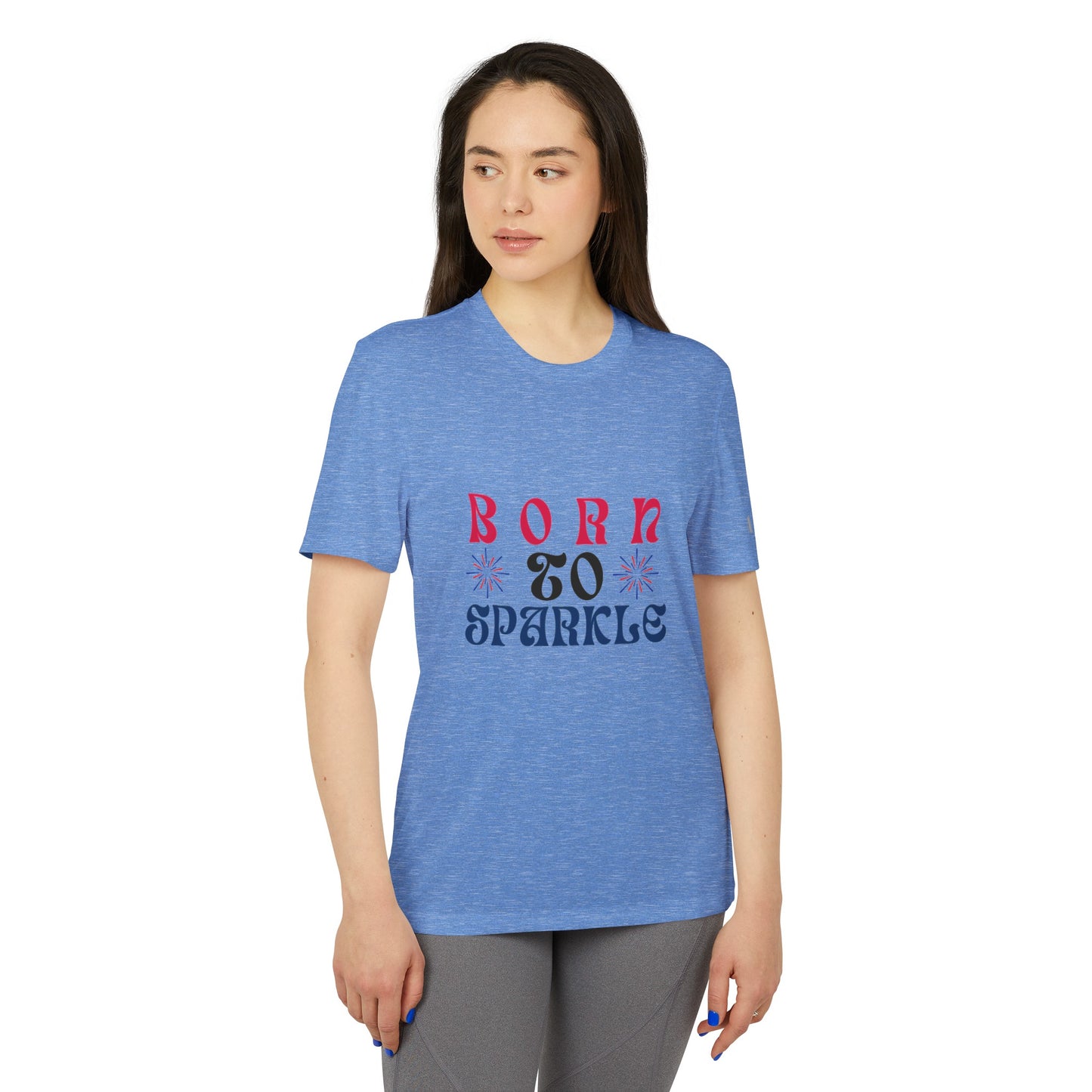 Born to Sparkle adidas® Unisex Sport T-shirt | 4th of July | Patriotic adidas® Unisex Sport T-shirt | American Proud Sport T- shirt | Comfort & Designer Sport T-shirt | Gift idea for Independence Day.