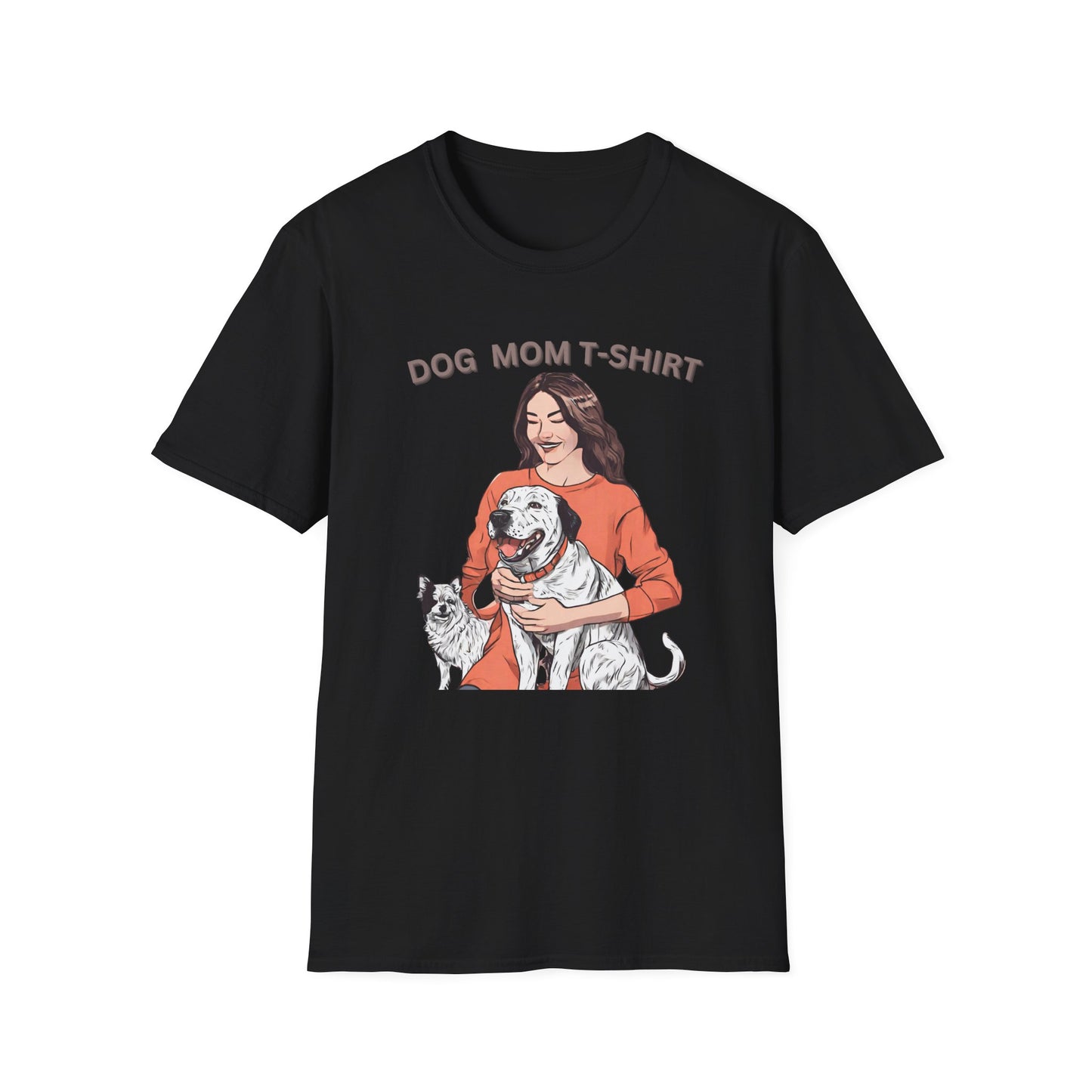 DOG MOM  Softstyle T-Shirt for mom || Mother's day Gift.