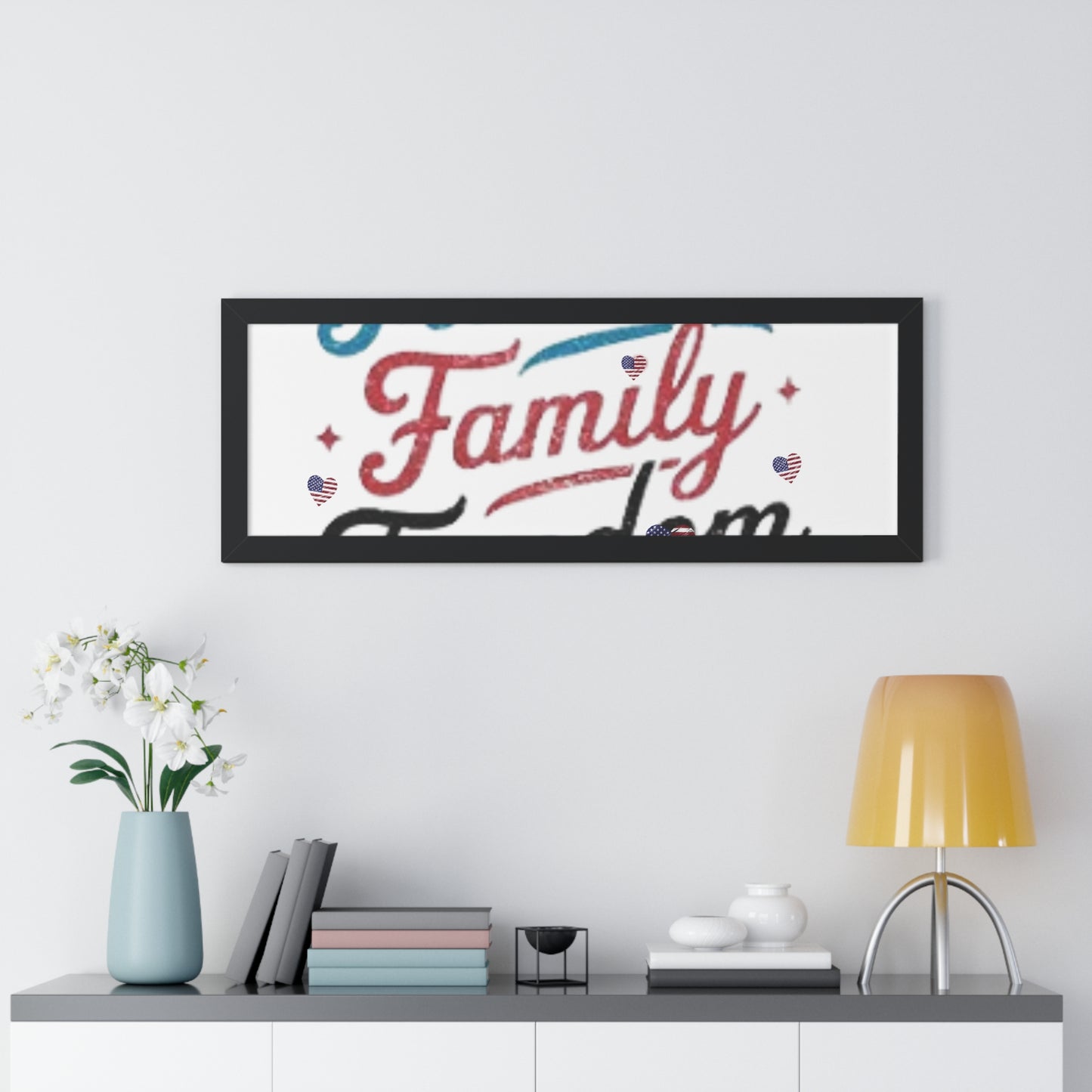 Home and Living Framed Horizontal Poster Gift