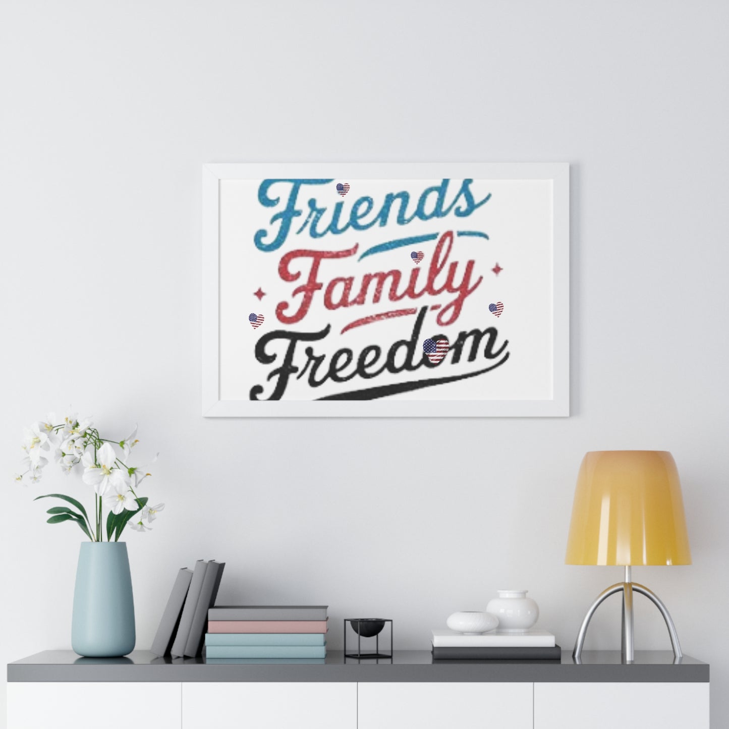 Home and Living Framed Horizontal Poster Gift