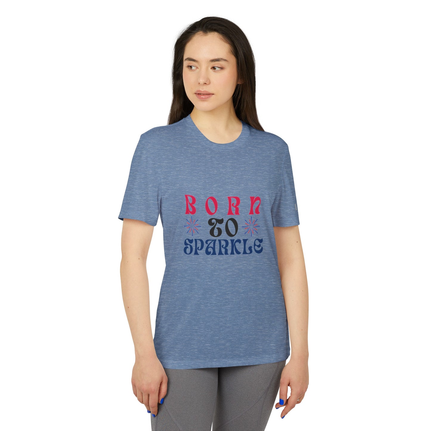 Born to Sparkle adidas® Unisex Sport T-shirt | 4th of July | Patriotic adidas® Unisex Sport T-shirt | American Proud Sport T- shirt | Comfort & Designer Sport T-shirt | Gift idea for Independence Day.