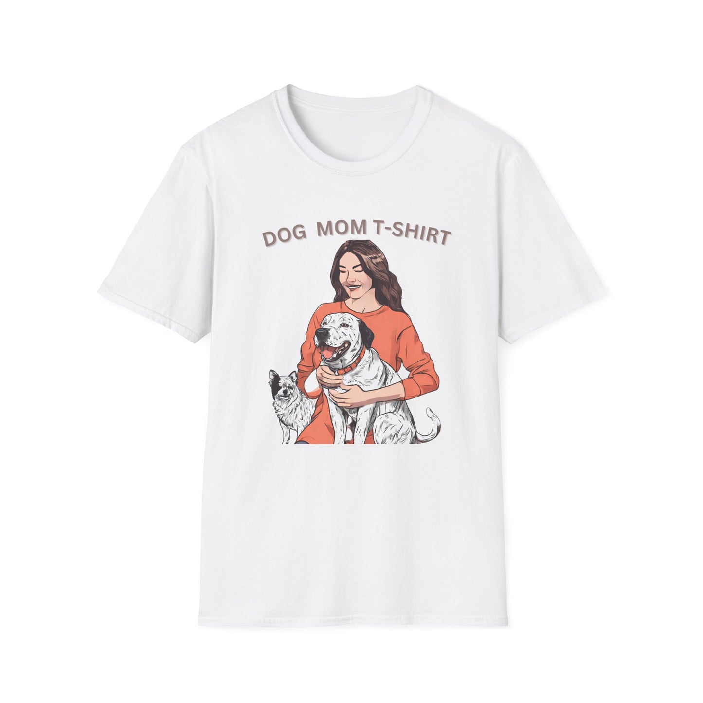 DOG MOM  Softstyle T-Shirt for mom || Mother's day Gift.