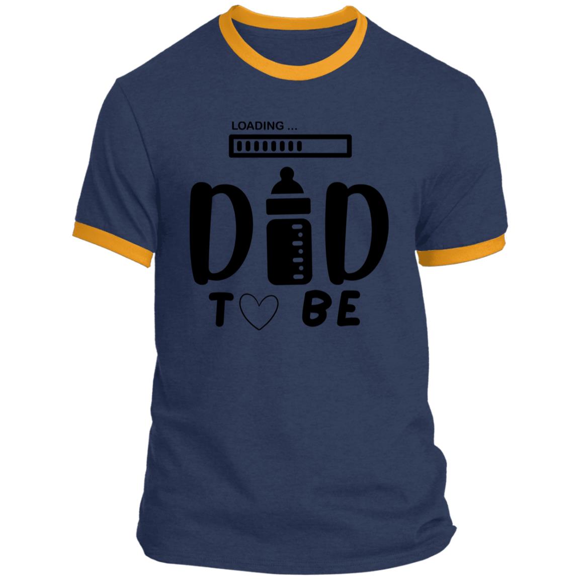 DAD TO BE  LETTERS Print Men's Round Neck Print Tee Short-Sleeve Comfy T-Shirt Loose Casual Top For Spring Summer Holiday Men's Clothing As Gifts