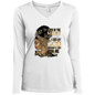 Ladies’ Long Sleeve Performance V-Neck Tee T-Shirt || Crew Neck Casual Top For Summer & Spring || Women's Clothing