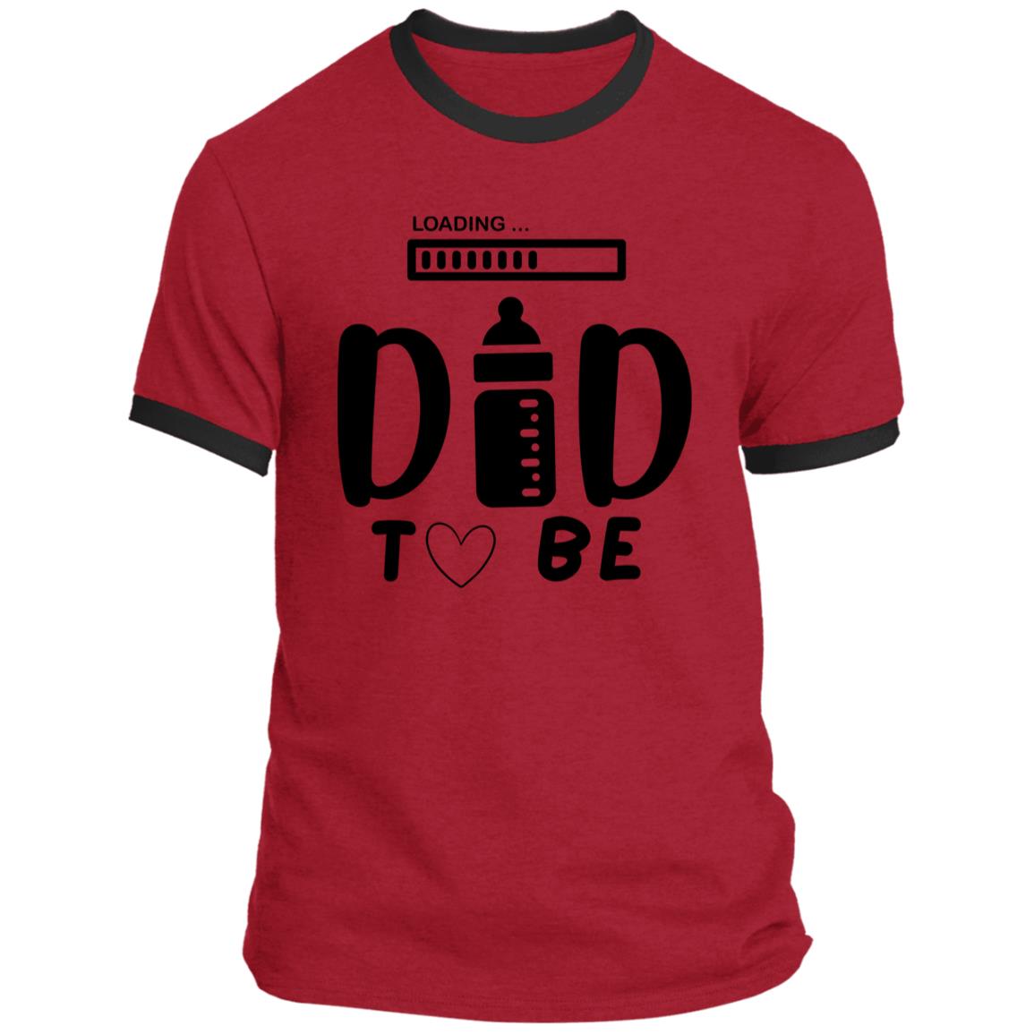 DAD TO BE  LETTERS Print Men's Round Neck Print Tee Short-Sleeve Comfy T-Shirt Loose Casual Top For Spring Summer Holiday Men's Clothing As Gifts