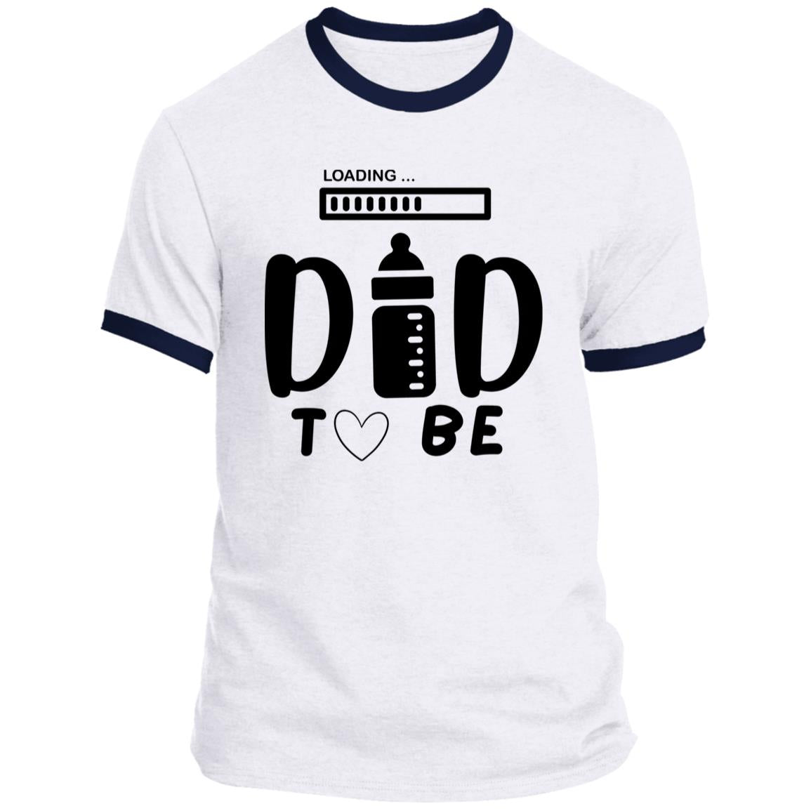 DAD TO BE  LETTERS Print Men's Round Neck Print Tee Short-Sleeve Comfy T-Shirt Loose Casual Top For Spring Summer Holiday Men's Clothing As Gifts