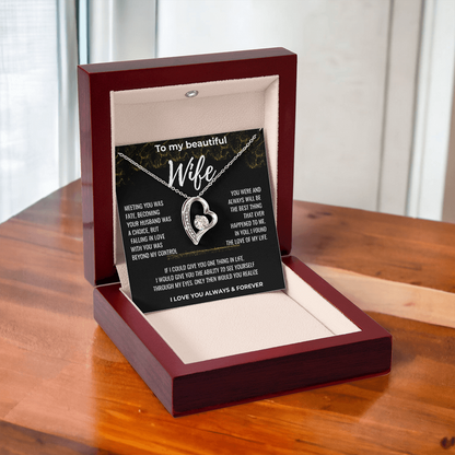 To my Beautiful Wife Gift | Wife Gift | Necklace for Wife, Gift Idea.