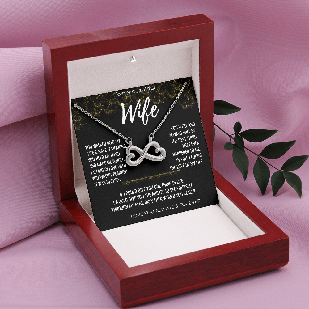 To my Beautiful Wife Gift | Wife Gift | Necklace for Wife, Gift Idea.