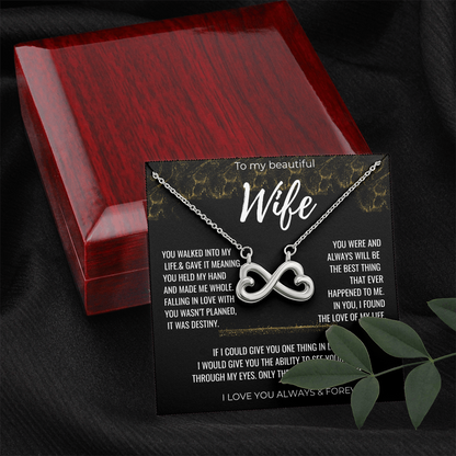 To my Beautiful Wife Gift | Wife Gift | Necklace for Wife, Gift Idea.
