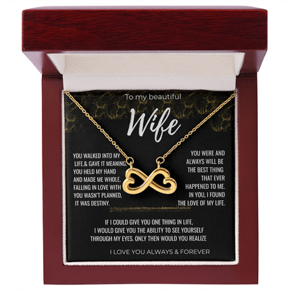 To my Beautiful Wife Gift | Wife Gift | Necklace for Wife, Gift Idea.