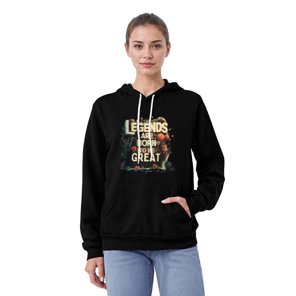 Legend are born  Mother's Day Bella + Canvas 3719 Pullover Fleece Hoodie