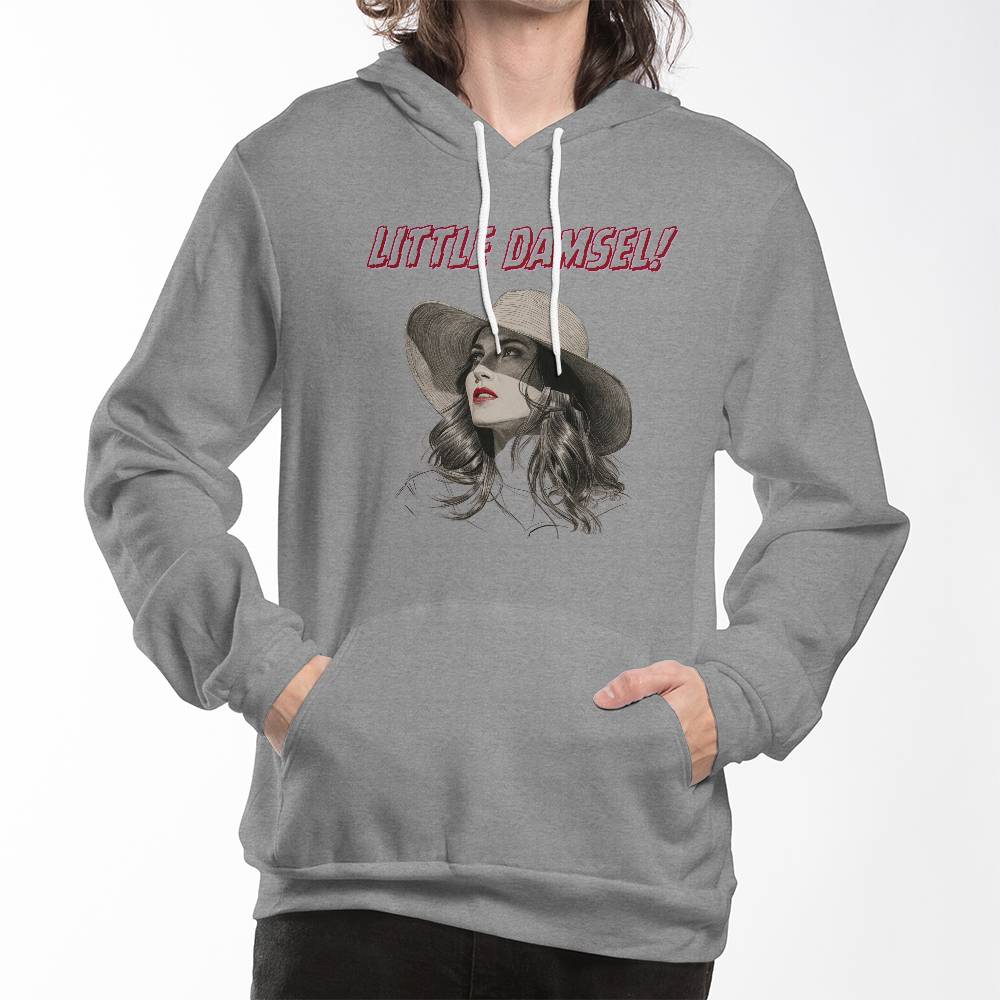 Little Damsel Bella + Canvas 3719 Unisex Pullover Hoodie for Daughter || Gift for Mother