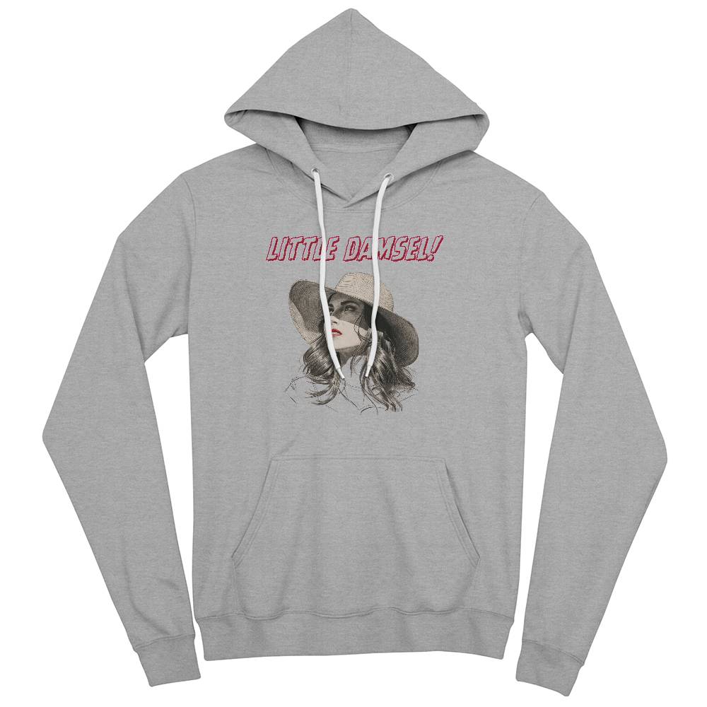 Little Damsel Bella + Canvas 3719 Unisex Pullover Hoodie for Daughter || Gift for Mother