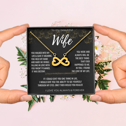 To my Beautiful Wife Gift | Wife Gift | Necklace for Wife, Gift Idea.