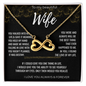 To my Beautiful Wife Gift | Wife Gift | Necklace for Wife, Gift Idea.