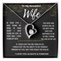 To my Beautiful Wife Gift | Wife Gift | Necklace for Wife, Gift Idea.