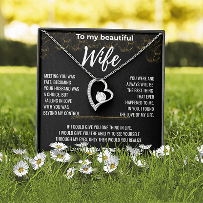 To my Beautiful Wife Gift | Wife Gift | Necklace for Wife, Gift Idea.